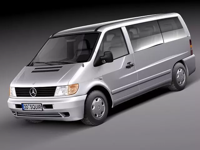 Mercedes Vito 1995-2000 Passenger 3D model_0