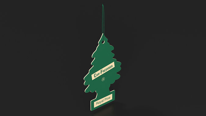 Little Trees Car Freshener Royal Pine Scent 3D model 4