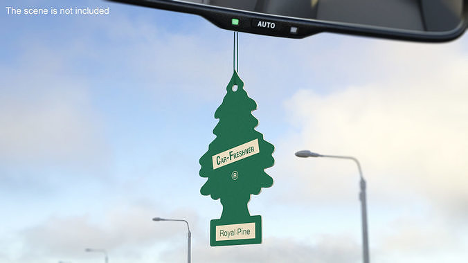 Little Trees Car Freshener Royal Pine Scent 3D model 3