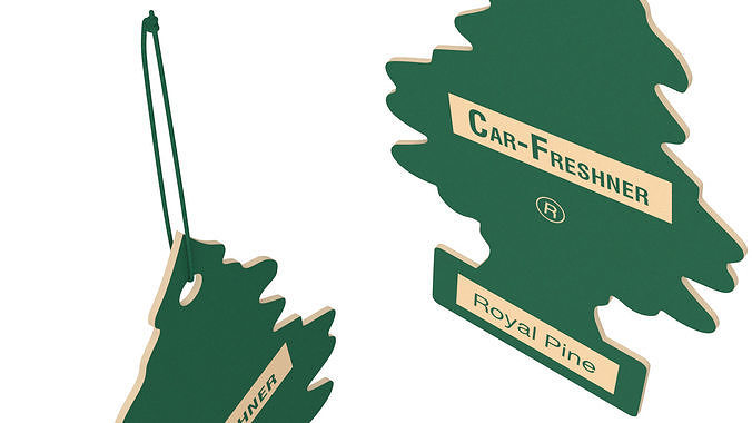 Little Trees Car Freshener Royal Pine Scent 3D model 7