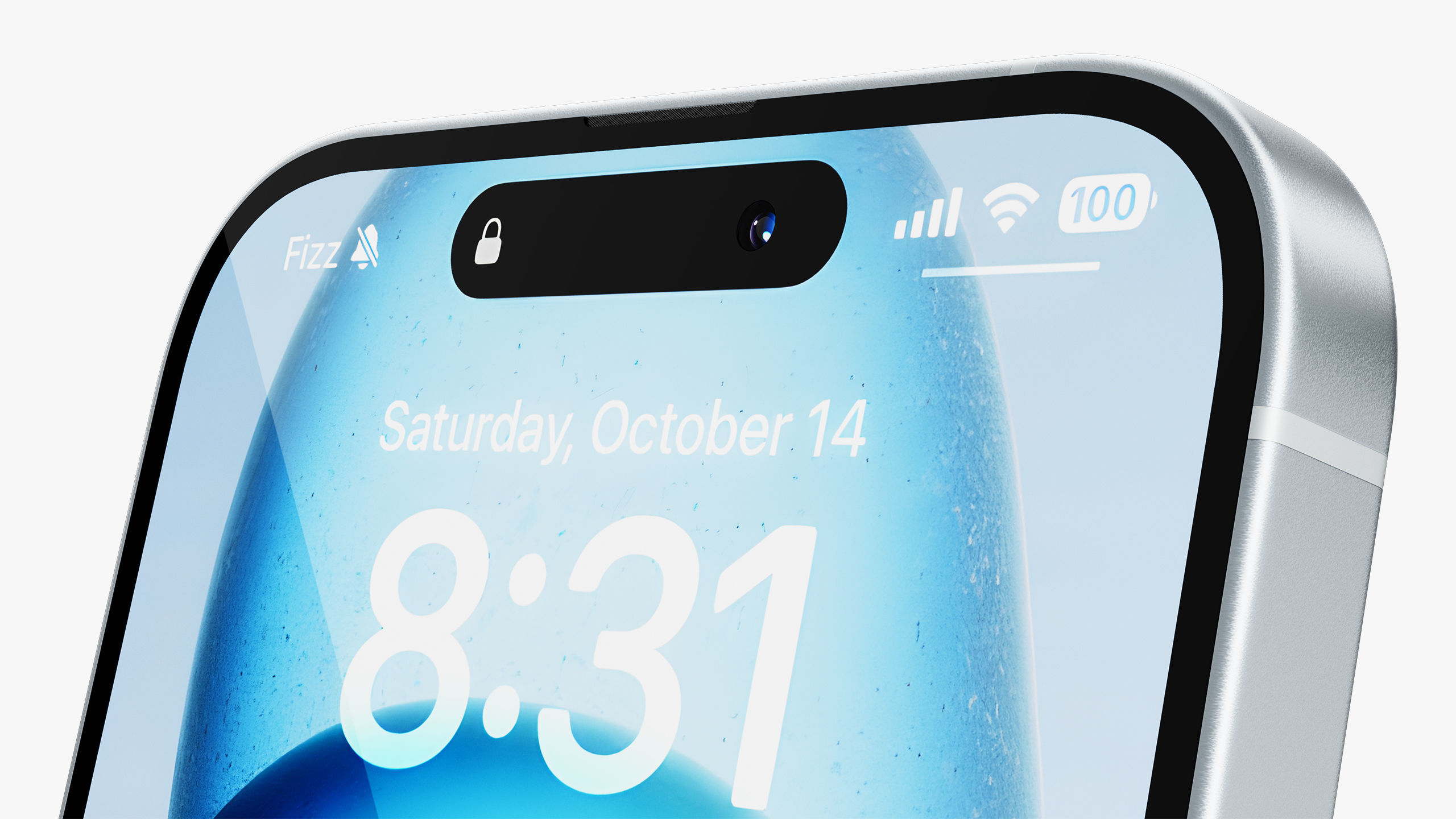 Apple iPhone 15 Blue 3D model_8