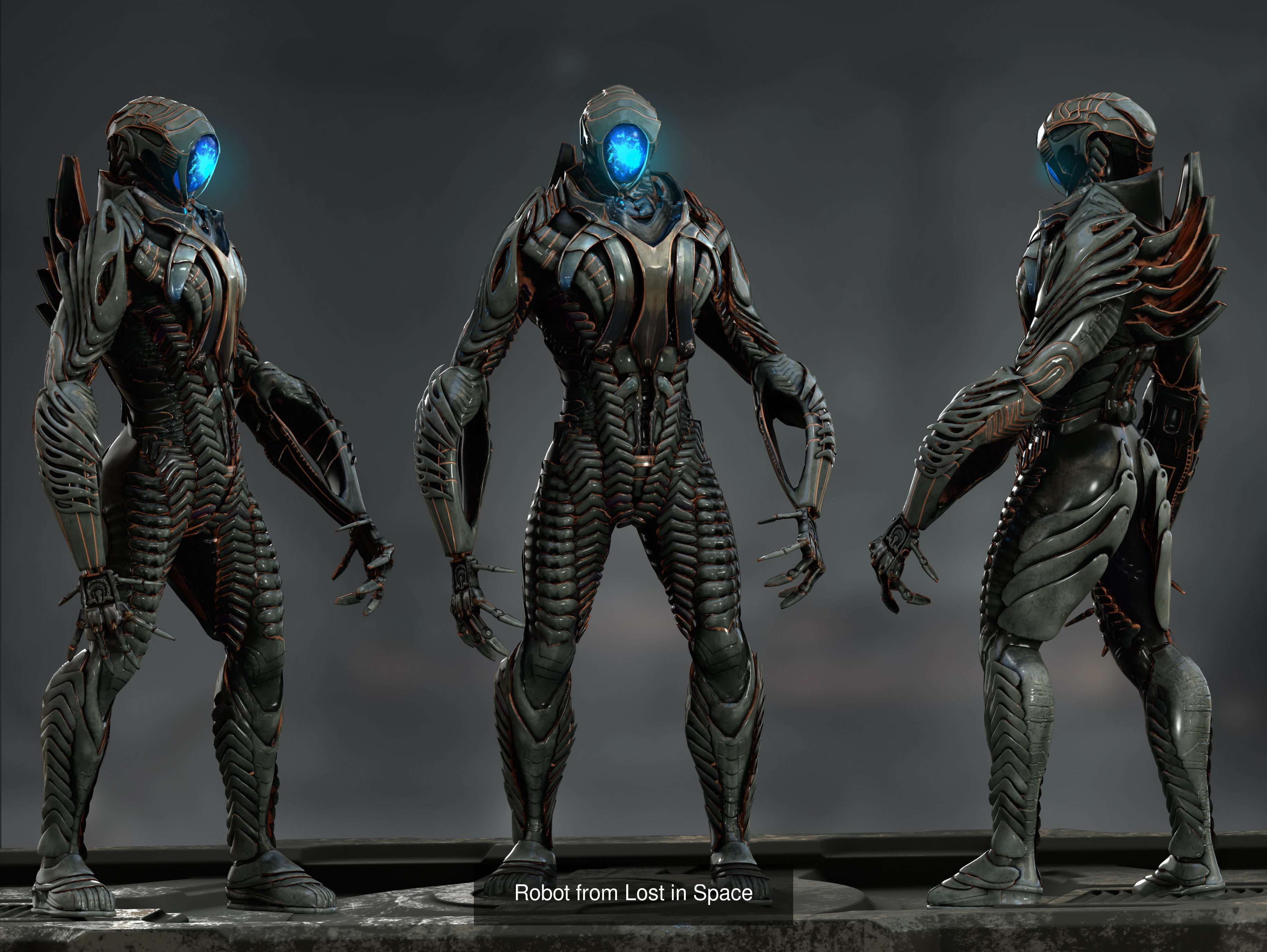 Robots pack 3D Model Collection_4