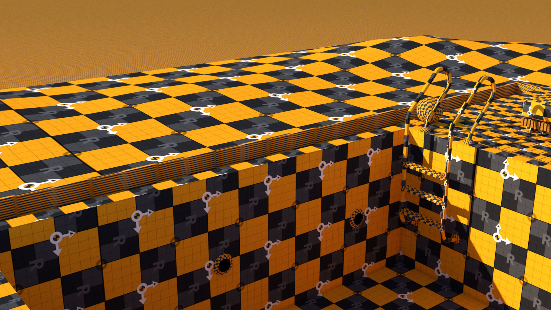 laos Swimming Pool 3D model_19