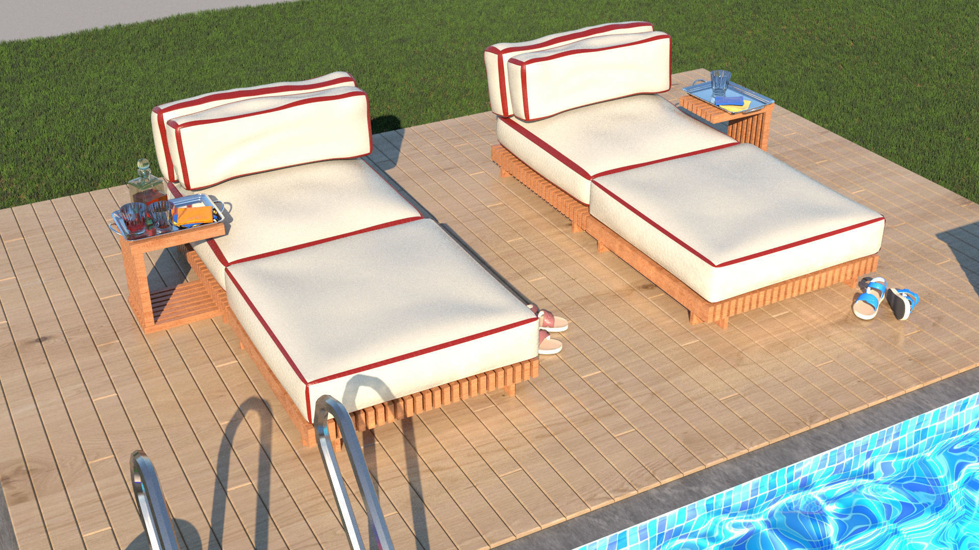 laos Swimming Pool 3D model_6