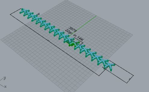 Cross Style Bracelet 3979 3D print model_7