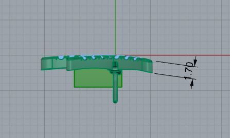 Cross Style Bracelet 3979 3D print model_6