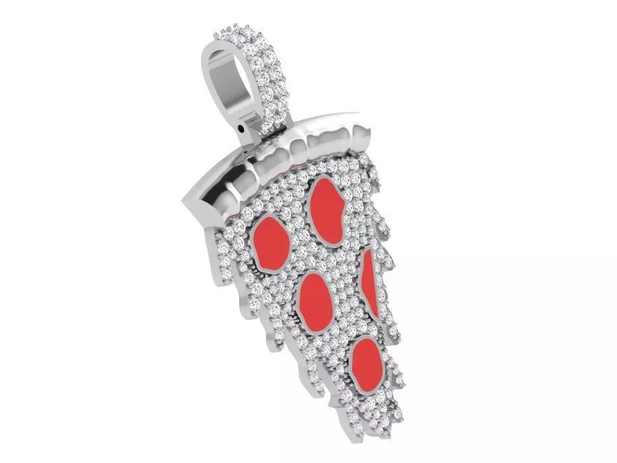 Pizza Slice Pendant 3983 3D print model