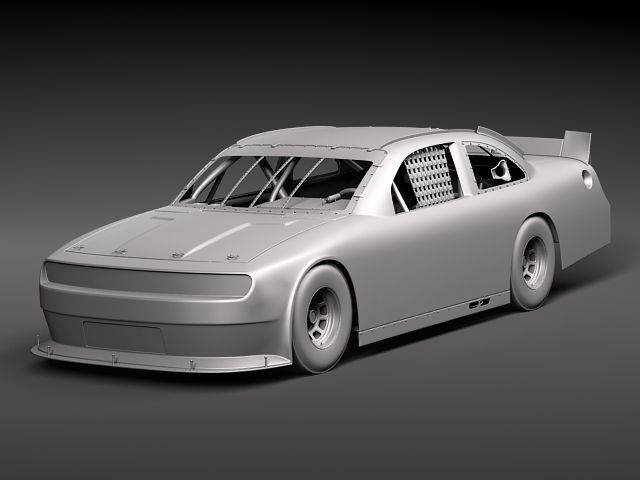 NASCAR 2010 Dodge Challenger 3D model_7