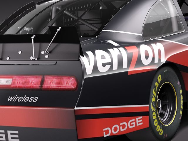 NASCAR 2010 Dodge Challenger 3D model_2