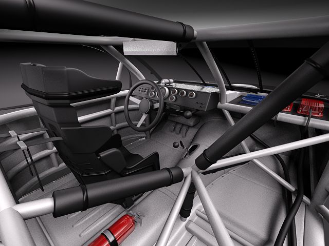 NASCAR 2010 Dodge Challenger 3D model_6