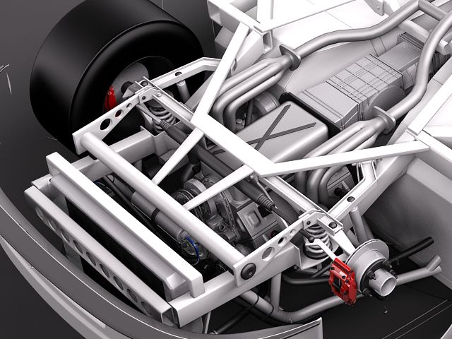 NASCAR 2010 Dodge Challenger 3D model_15
