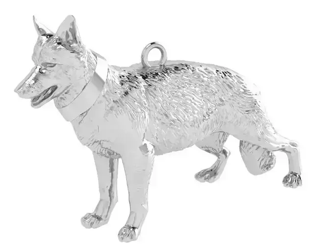 Wolf Pendant 3993