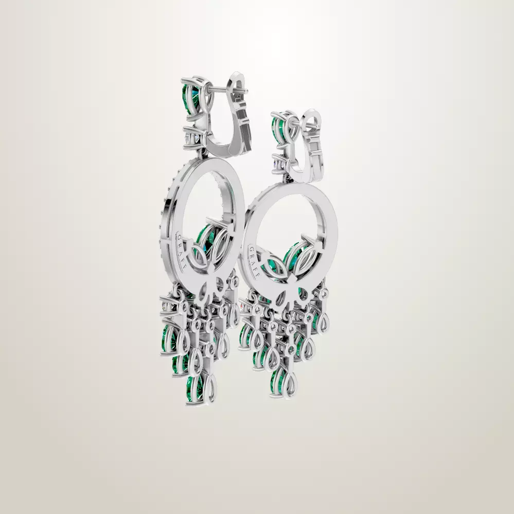 Graff earring 3D print model_4