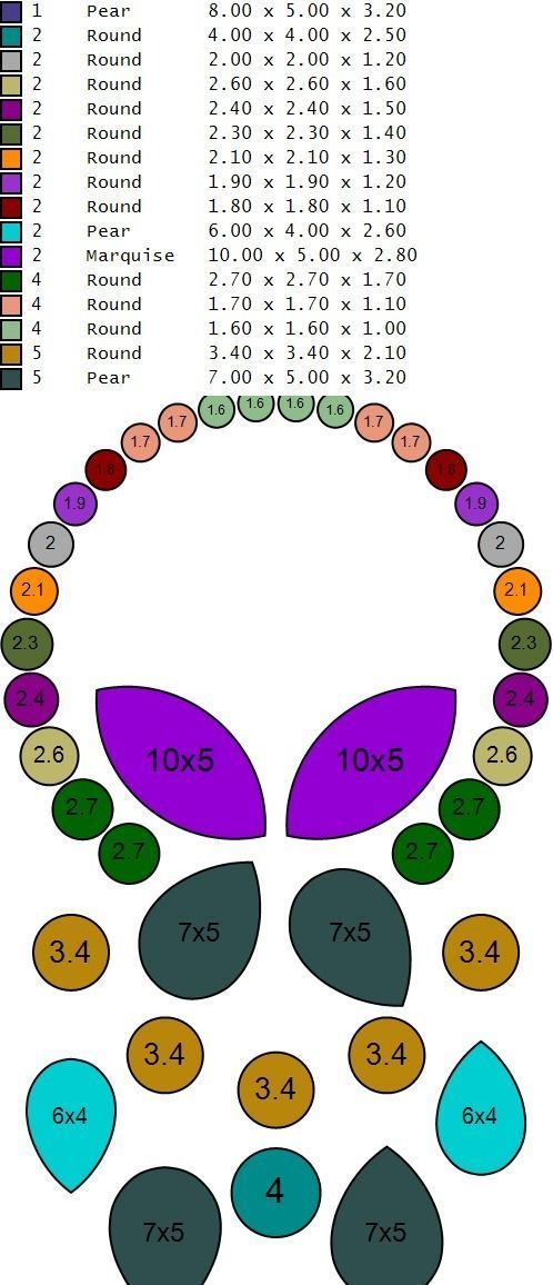 Graff earring 3D print model_10