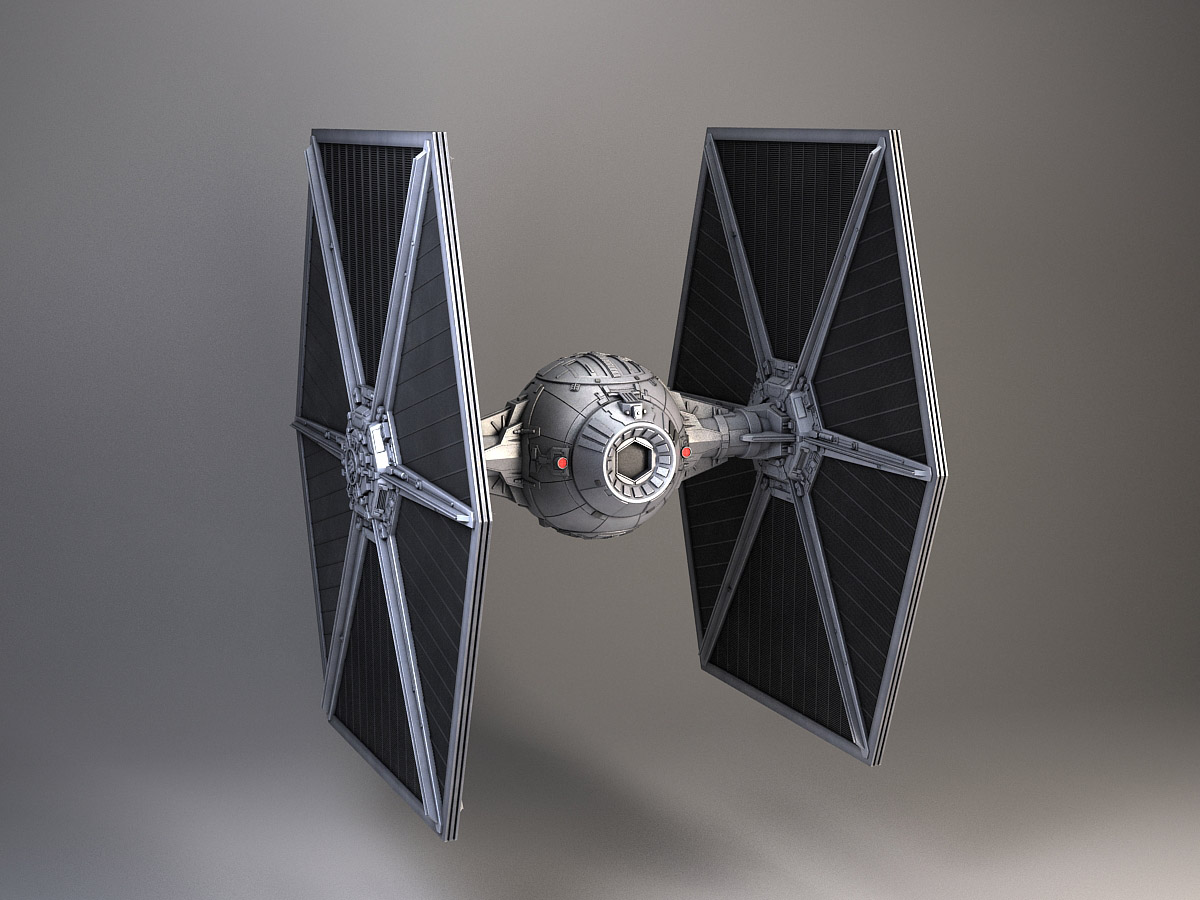 Star Wars TIE-Fighter 3D 3D model_0