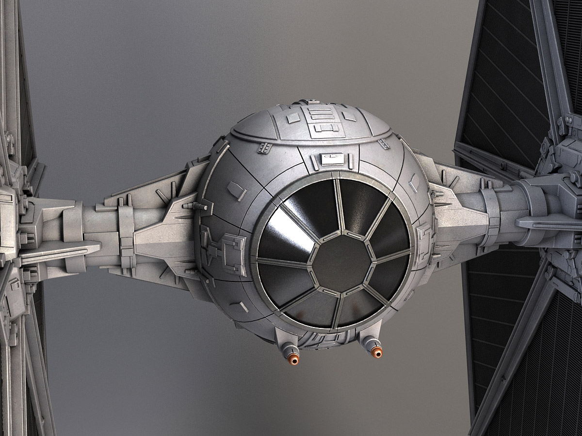 Star Wars TIE-Fighter 3D 3D model_5