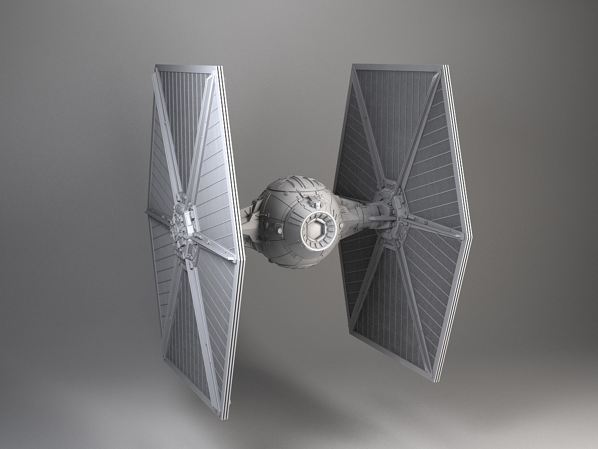Star Wars TIE-Fighter 3D 3D model_9