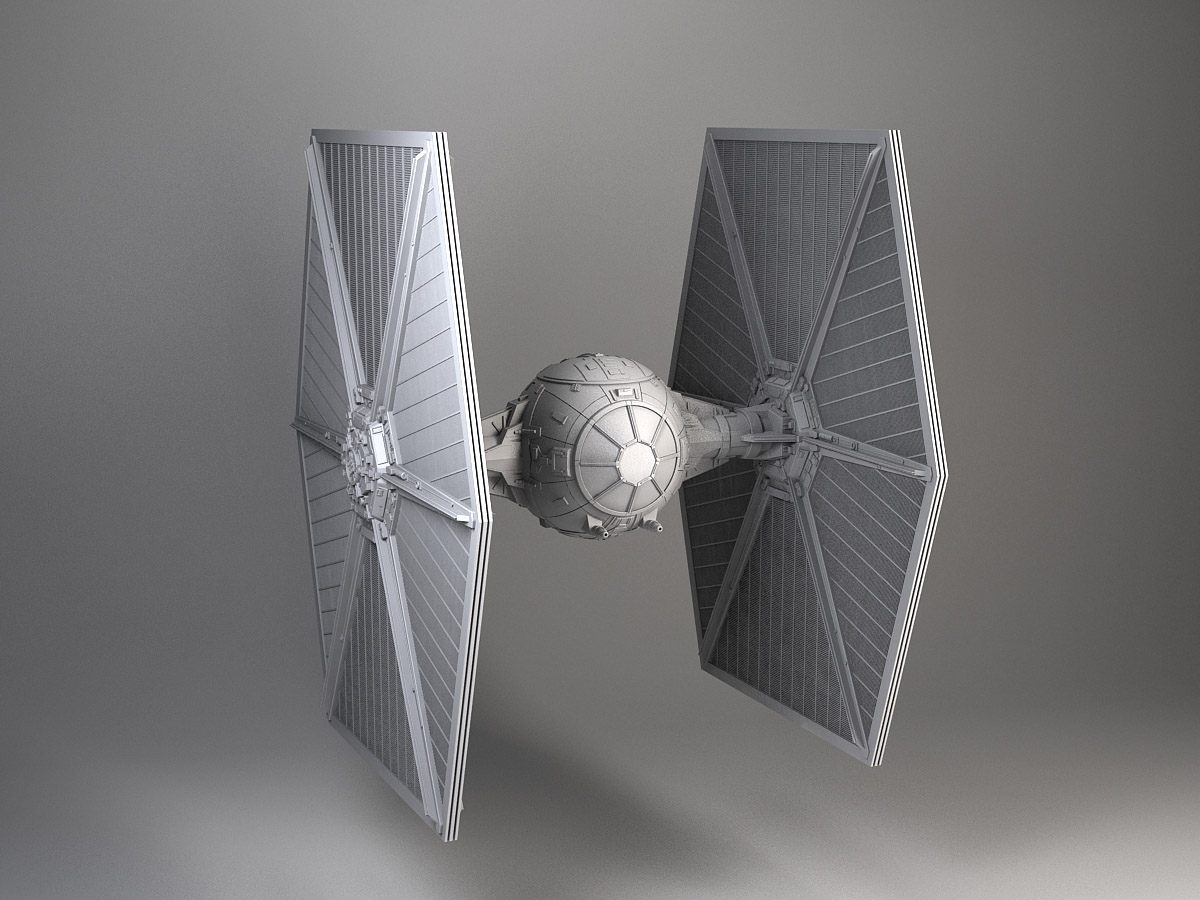 Star Wars TIE-Fighter 3D 3D model_8