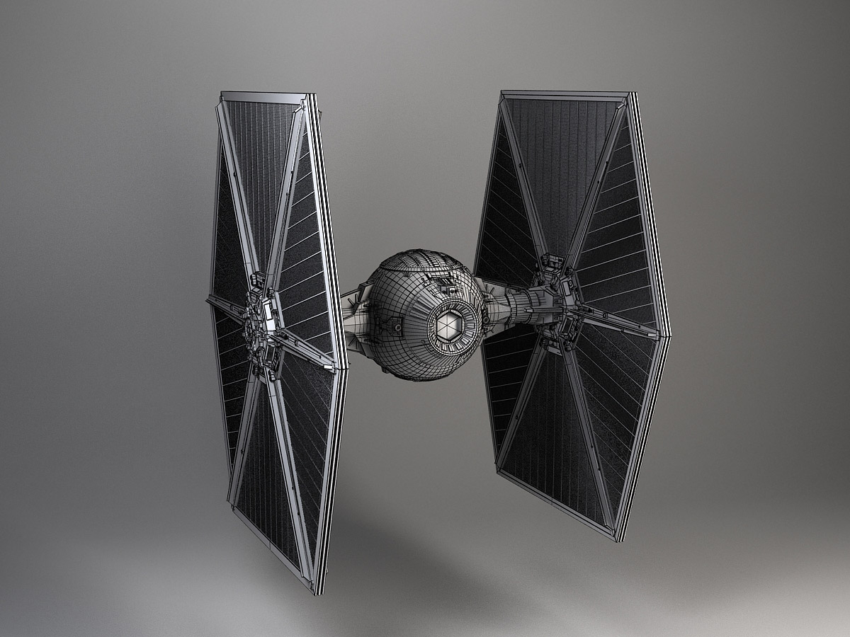 Star Wars TIE-Fighter 3D 3D model_11