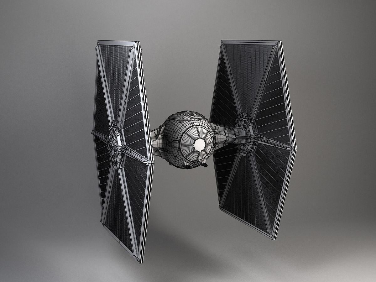 Star Wars TIE-Fighter 3D 3D model_10