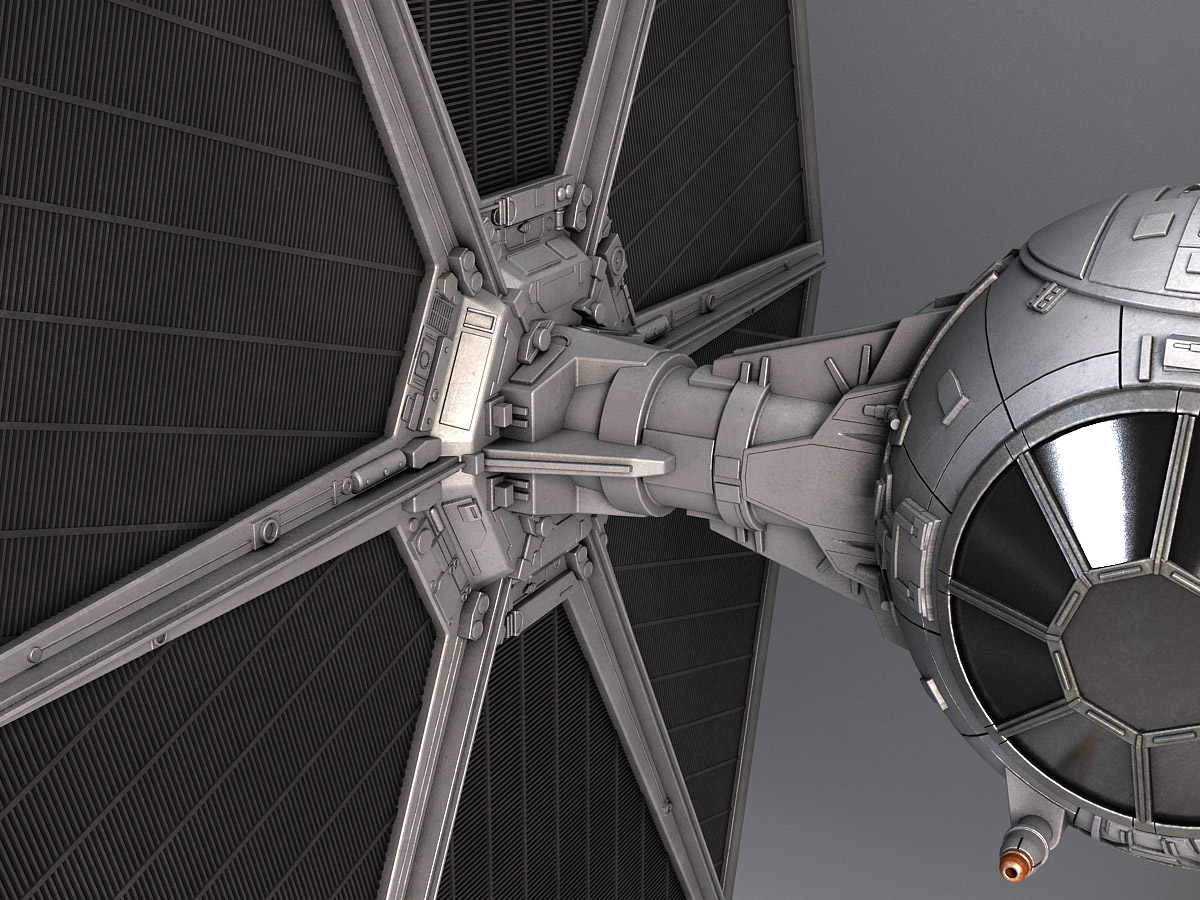 Star Wars TIE-Fighter 3D 3D model_4
