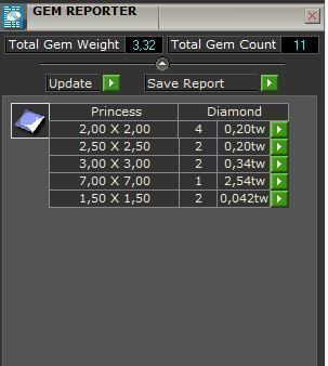 Princess Cut Diamond Peg Setting Ring 4015 3D print model_8