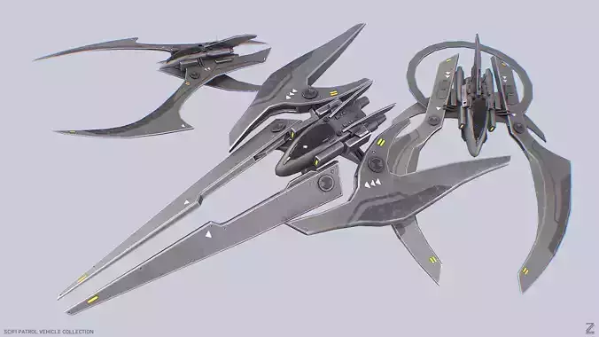 Scifi patrol vehicle collection 