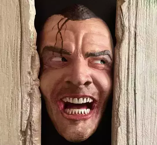 The Shining Jack Torrance Heres Johnny Wall Hanger  3D print model