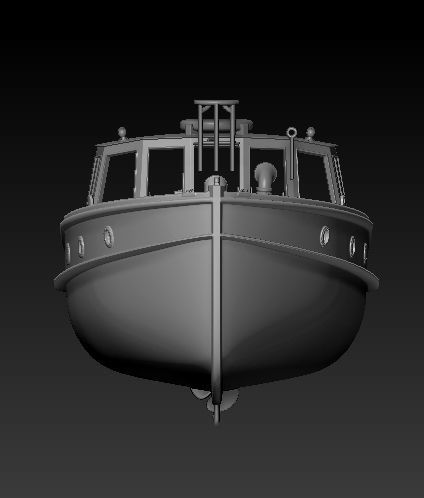 WW2 German Transportation Boat for 3d Printing 3D print model_4