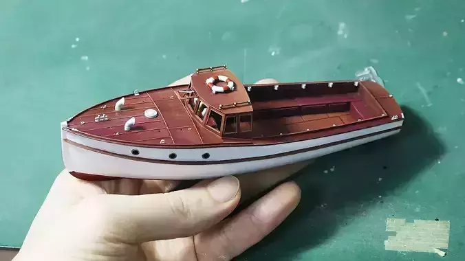 WW2 German Transportation Boat for 3d Printing 3D print model