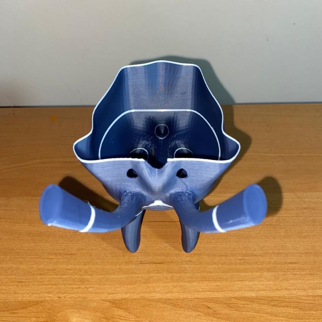 Elephant Pen Holder by 3esign 3D print model_7