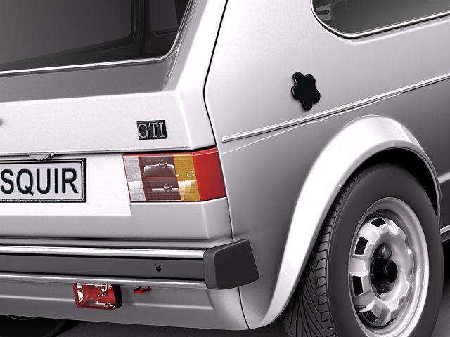 Volkswagen Golf GTI mk1 1982 - 1992 3D model_3
