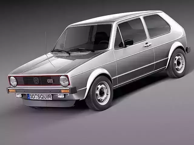 Volkswagen Golf GTI mk1 1982 - 1992 3D model