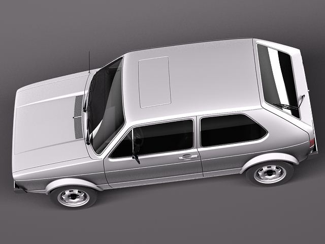 Volkswagen Golf GTI mk1 1982 - 1992 3D model_4