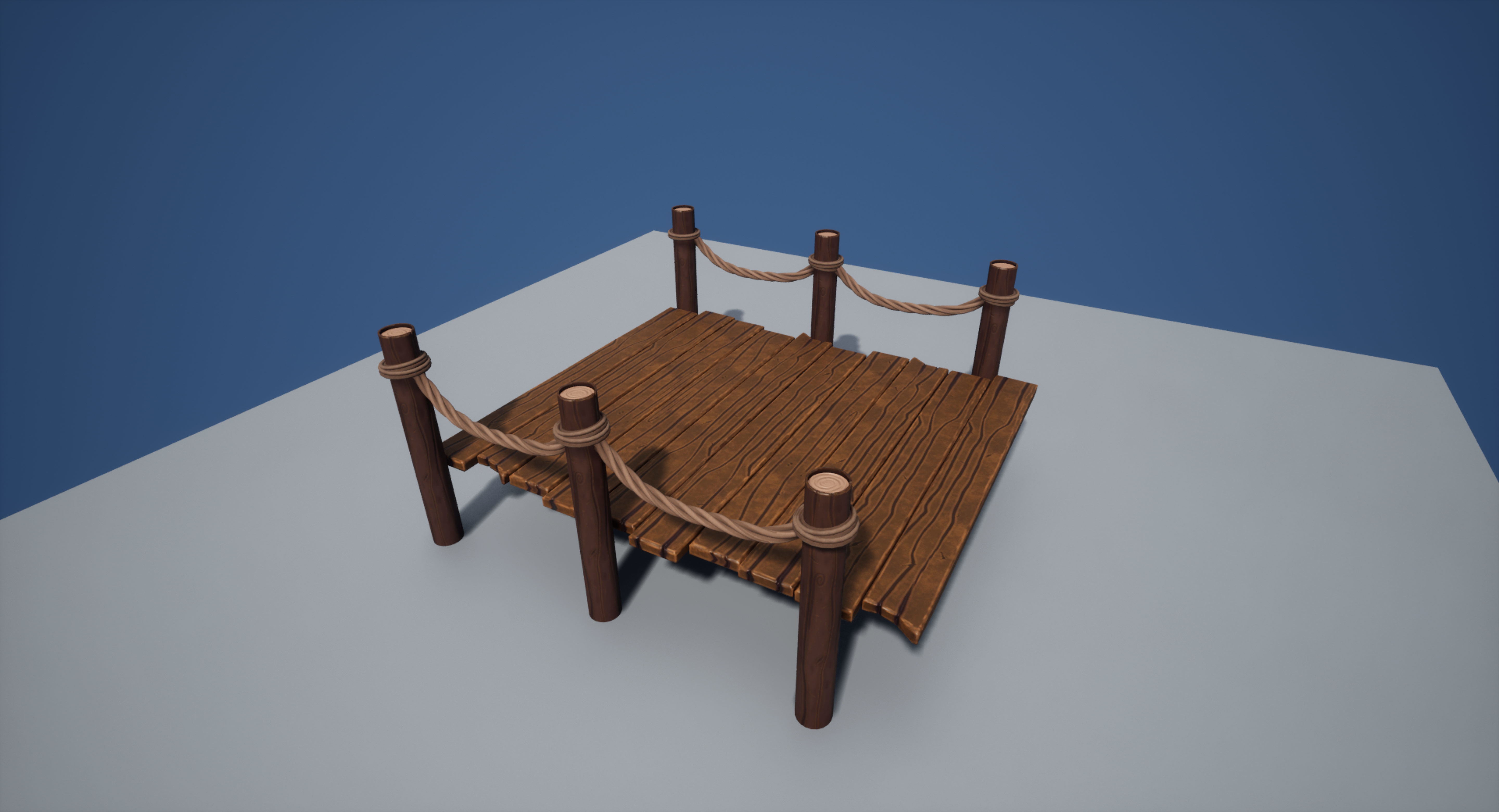 Bridge Riot Style Low-poly 3D model_2