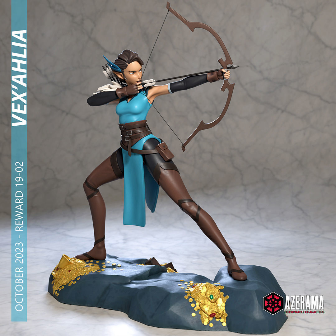 VexAhlia STL for 3D Printing 3D print model_3