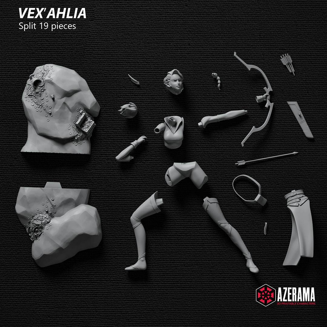VexAhlia STL for 3D Printing 3D print model_7