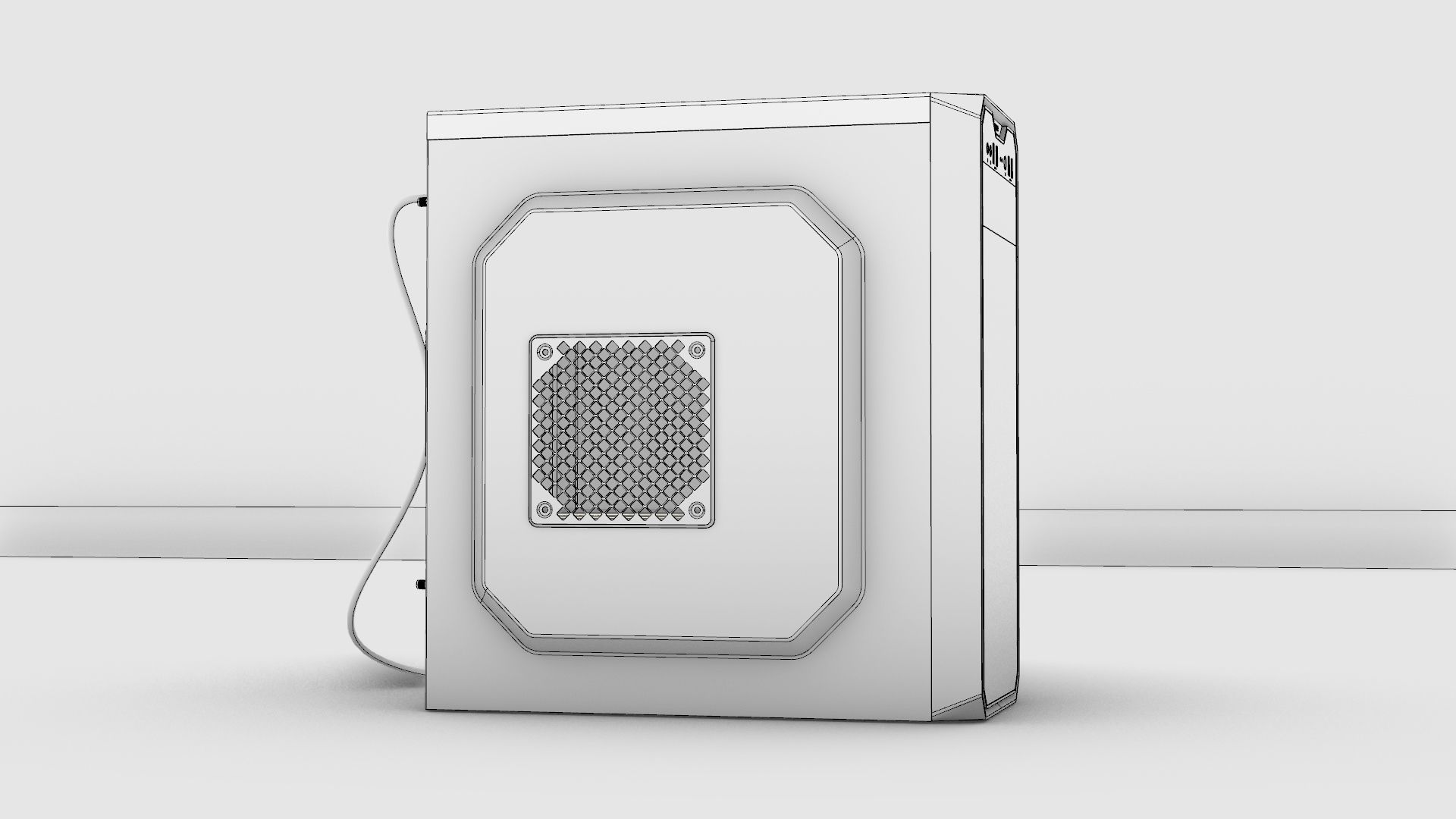 Gaming PC - YEYIAN Case 3D model_7