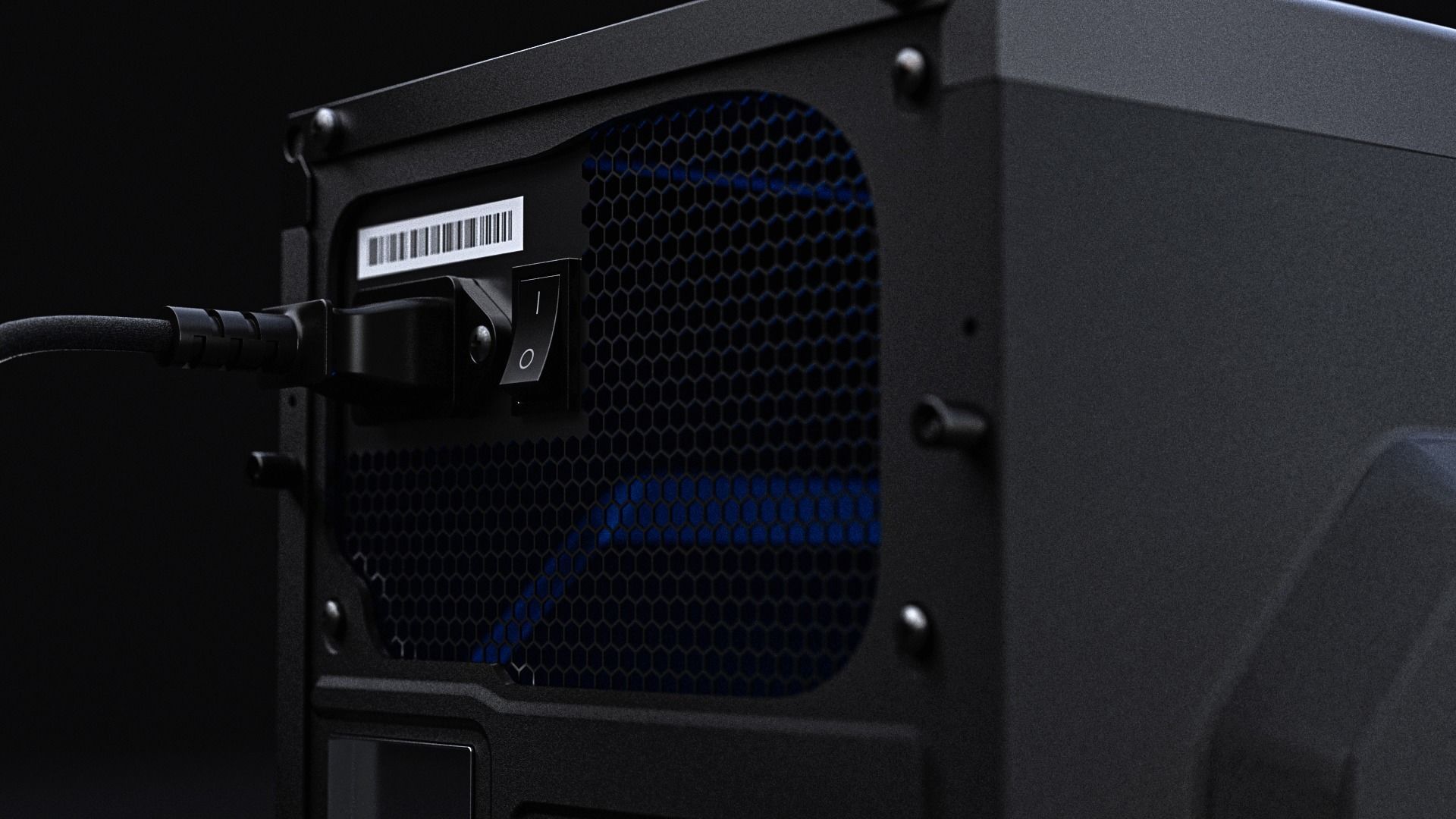 Gaming PC - YEYIAN Case 3D model_4