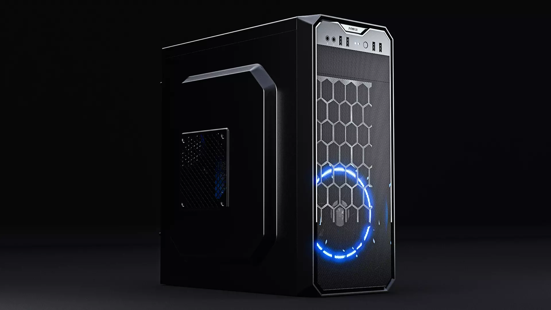 Gaming PC - YEYIAN Case 3D model_0