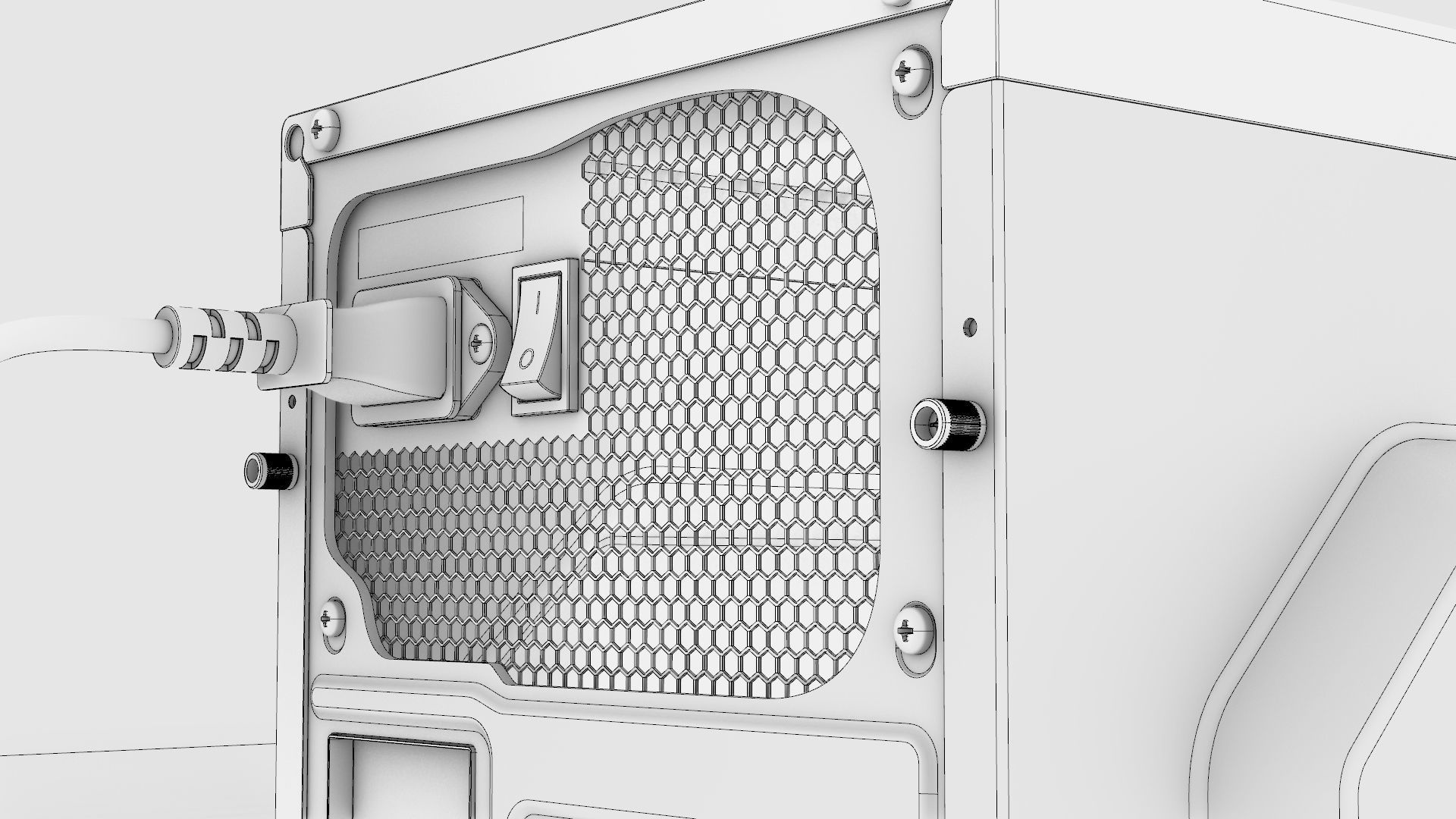 Gaming PC - YEYIAN Case 3D model_9