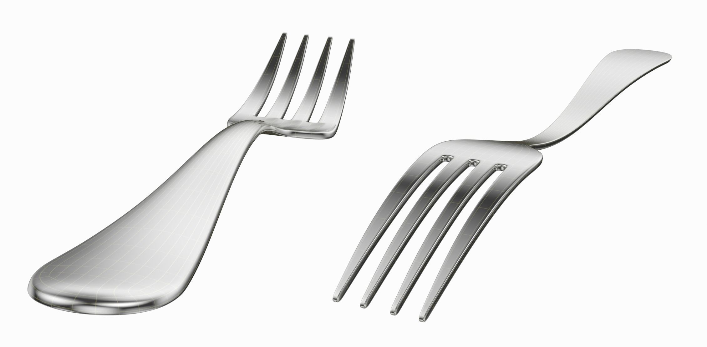 Generic Cutlery 5 Pieces COLLECTION 3D model_14