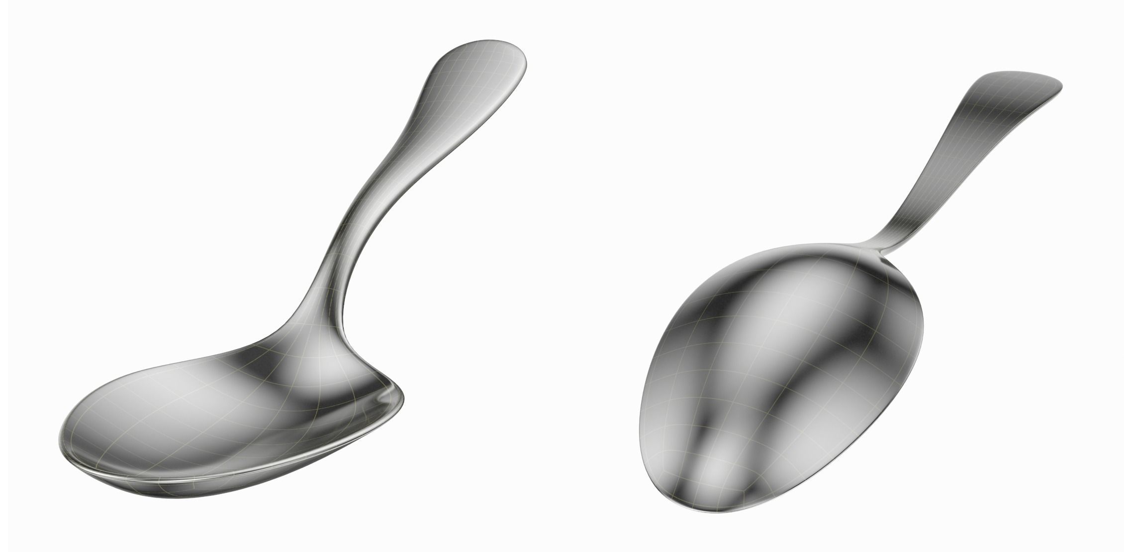 Generic Cutlery 5 Pieces COLLECTION 3D model_13