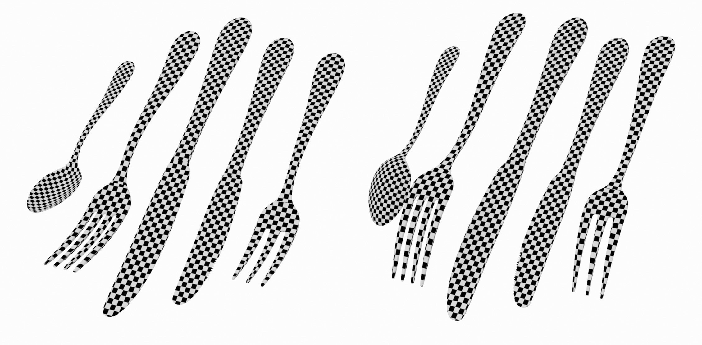 Generic Cutlery 5 Pieces COLLECTION 3D model_16