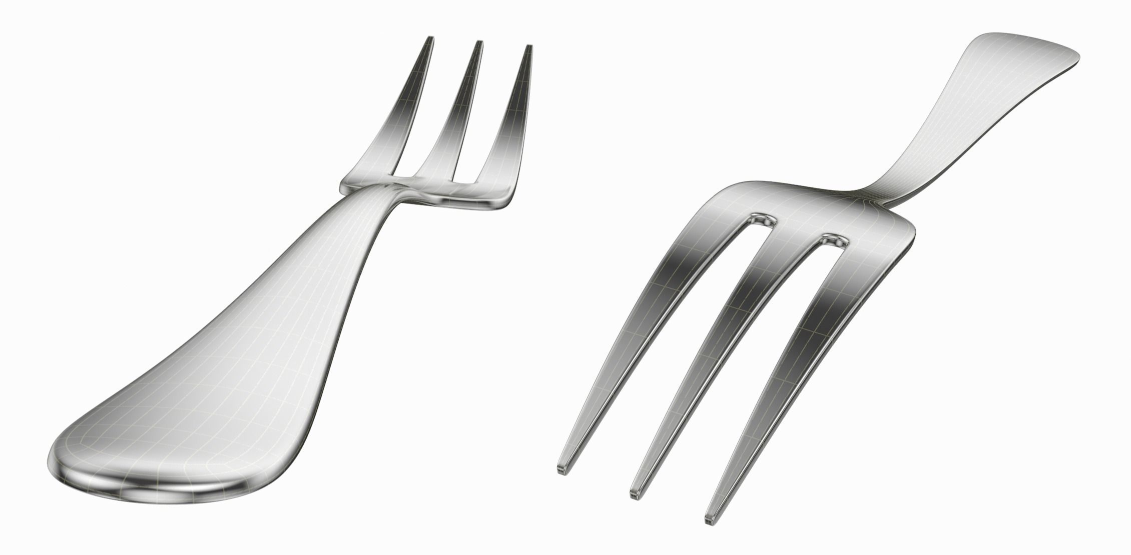 Generic Cutlery 5 Pieces COLLECTION 3D model_12