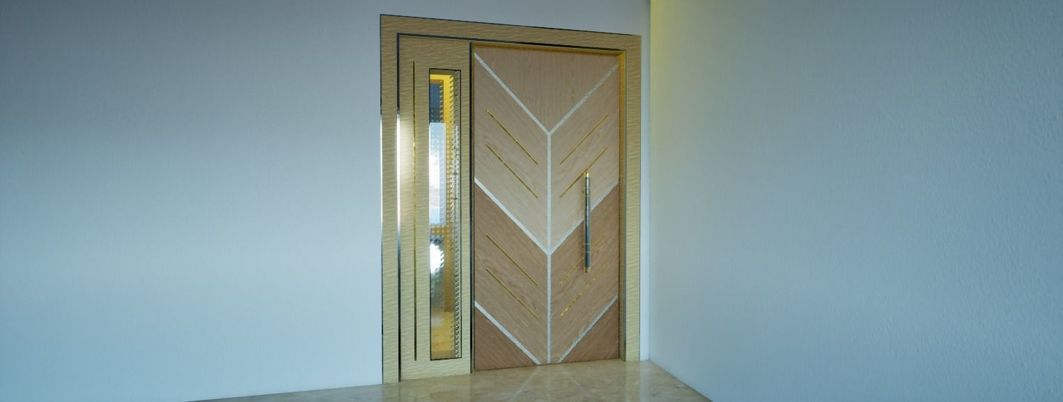 Modern Door Design 3D model_1