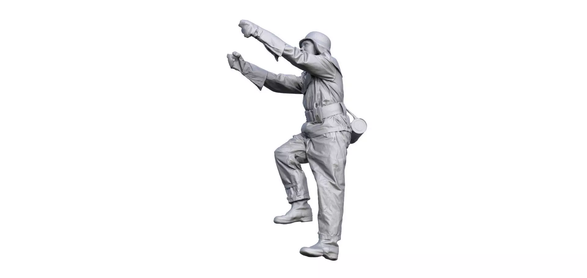 Fire brigade figure GDR Typ 913 3D print model_0