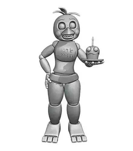 Toy chicka 3D print model