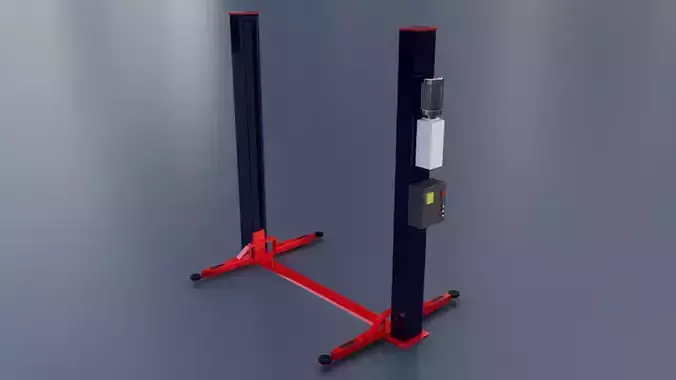 CLARKE Baseplate Car Lift 3D model