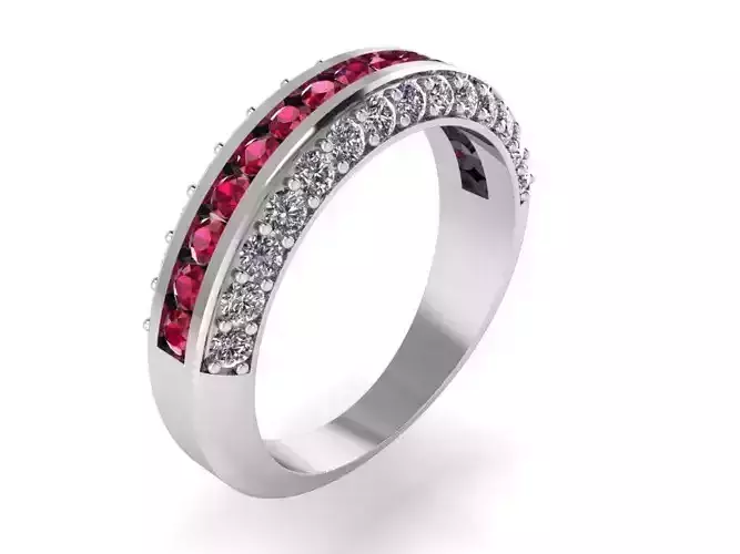 Diamond Ring Wedding Band 4031